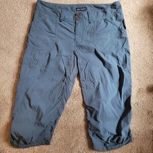 Arc'teryx Capri Lightweight Hiking Pants Women's 8 Slate Blue Capris
